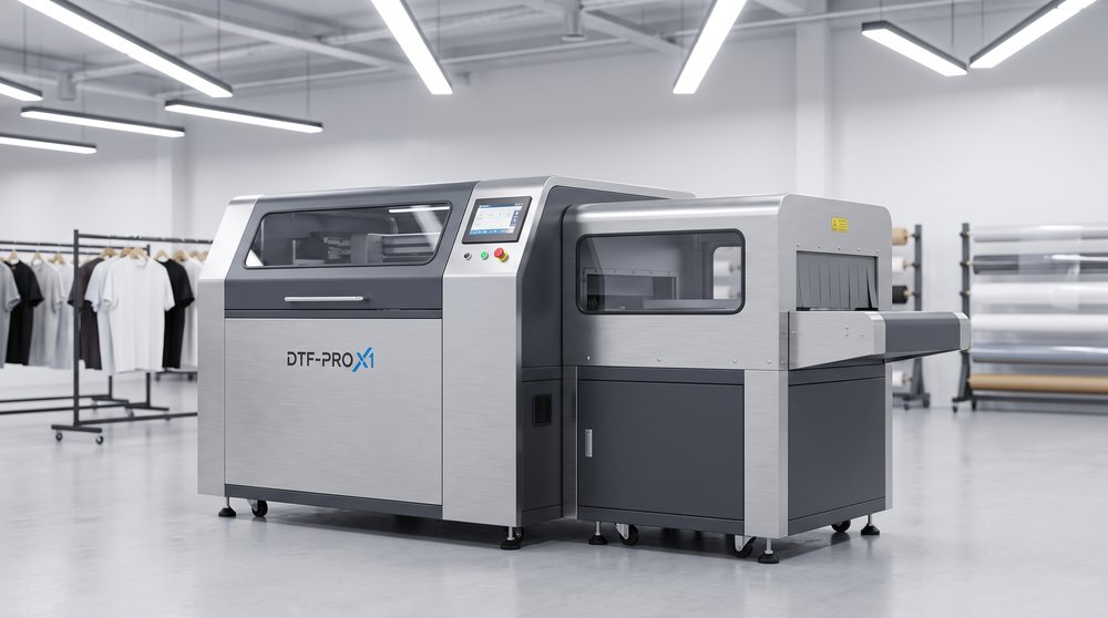 All-in-one DTF printer with shaker and oven