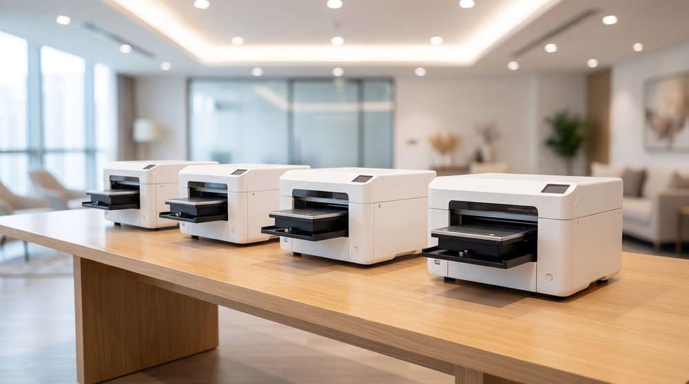 Lineup of desktop UV printers