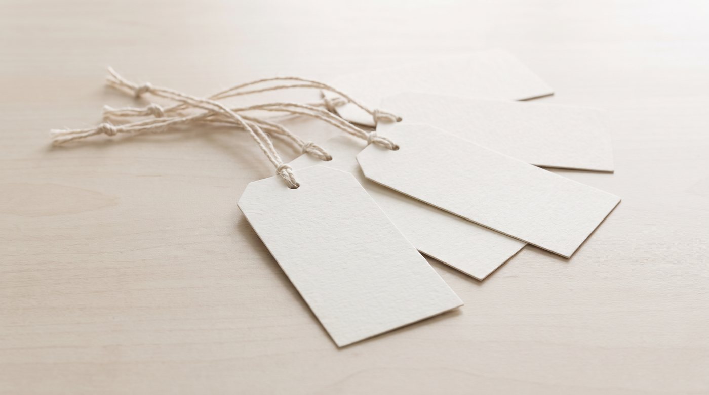 4. Hang Tags (cardstock)