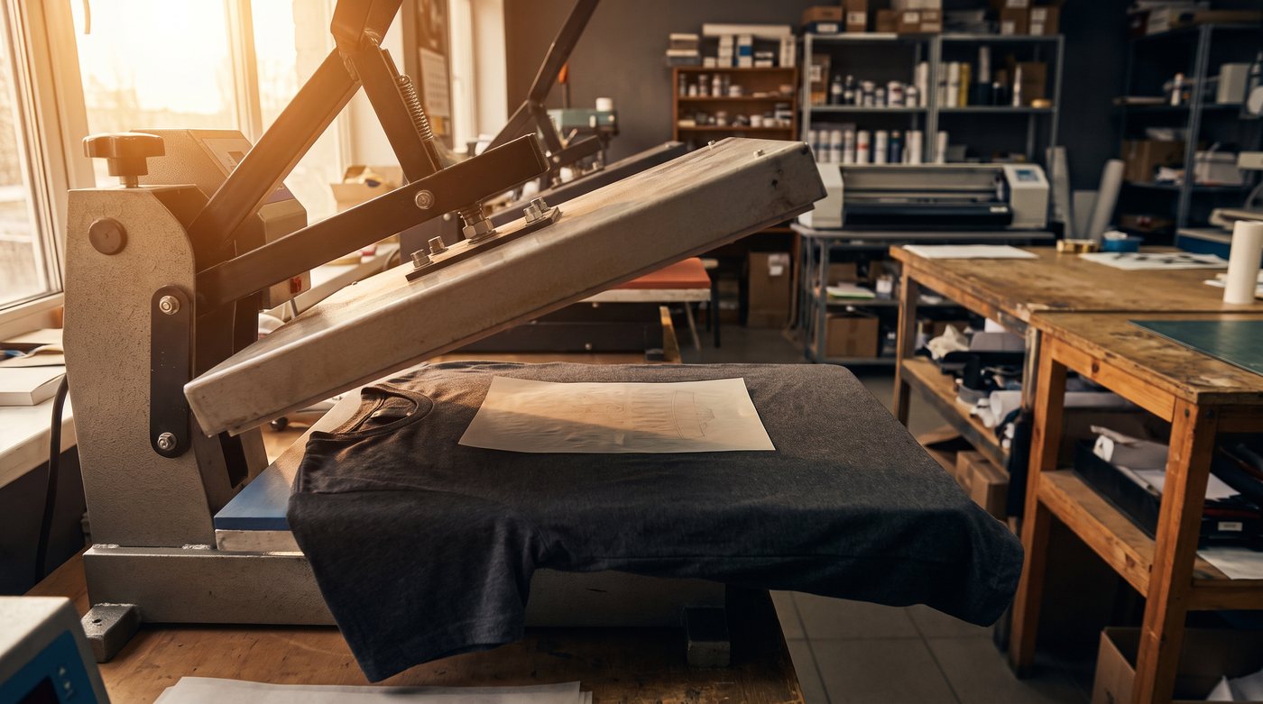 Pressing to the garment